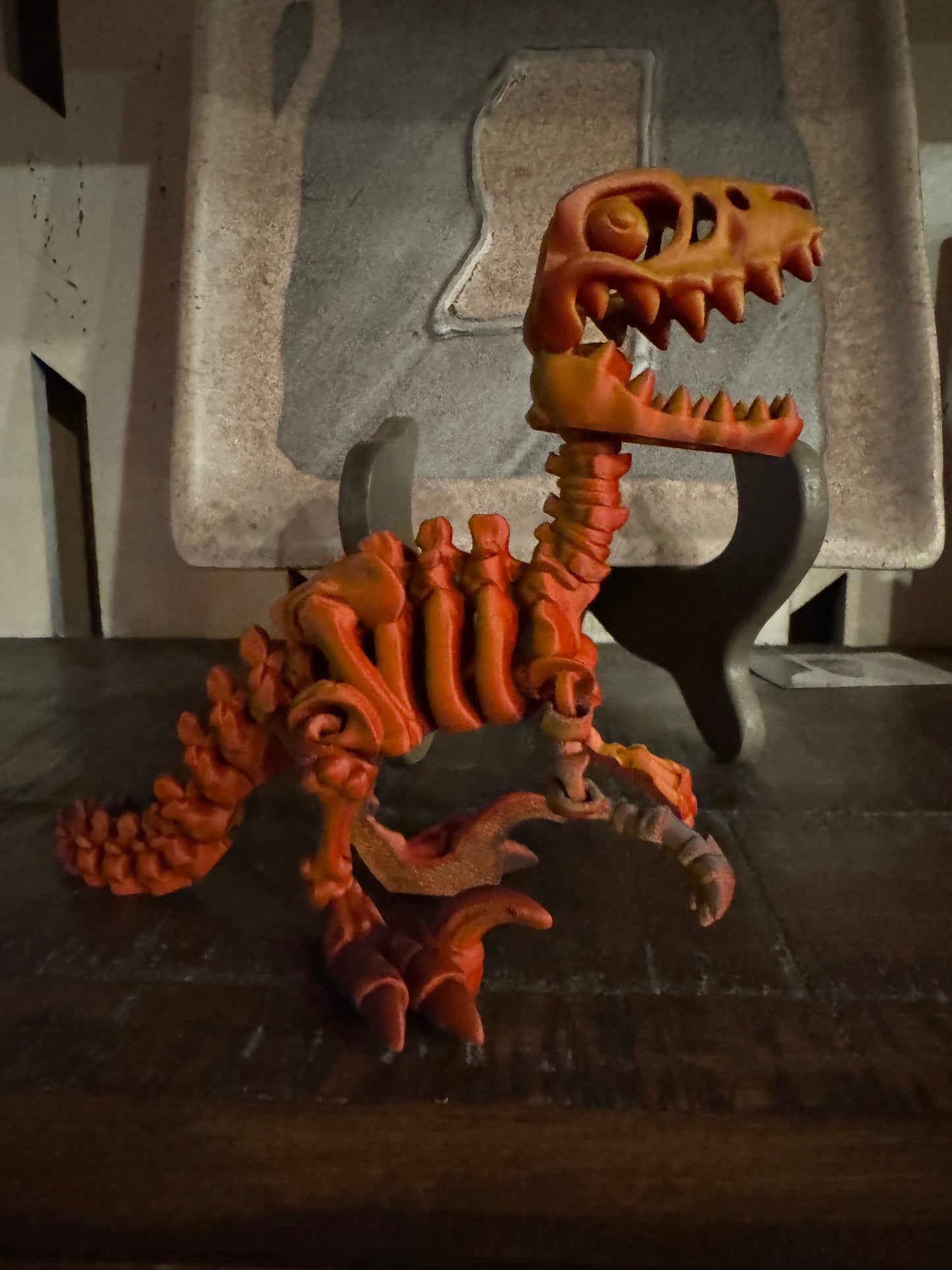 Red the Raptor 3D Printed