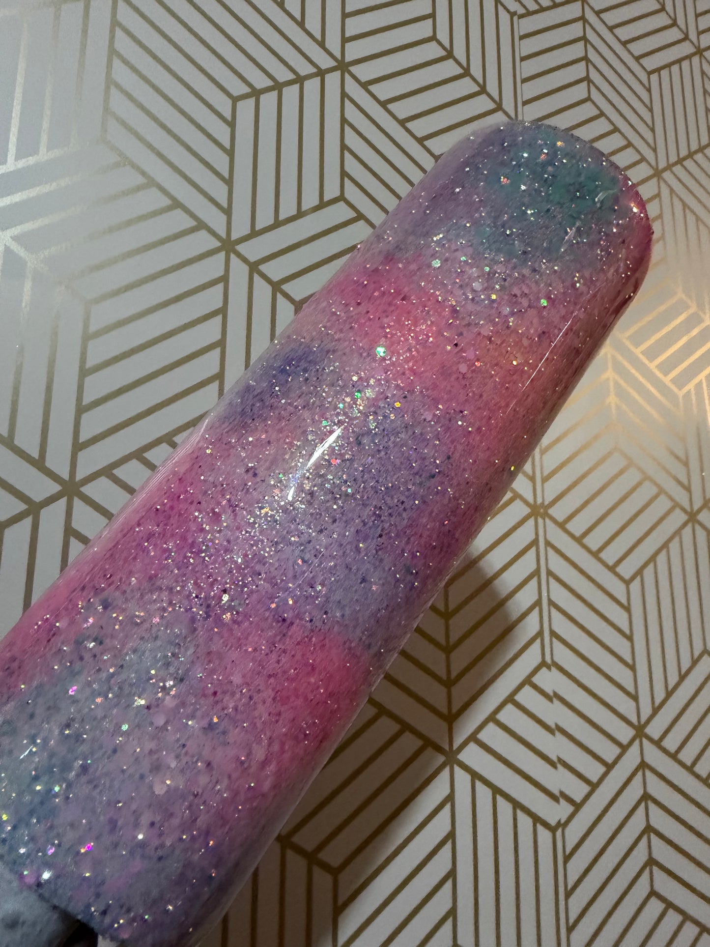 20oz Skinny Glitter Jawbreaker Hydro-Dip 1