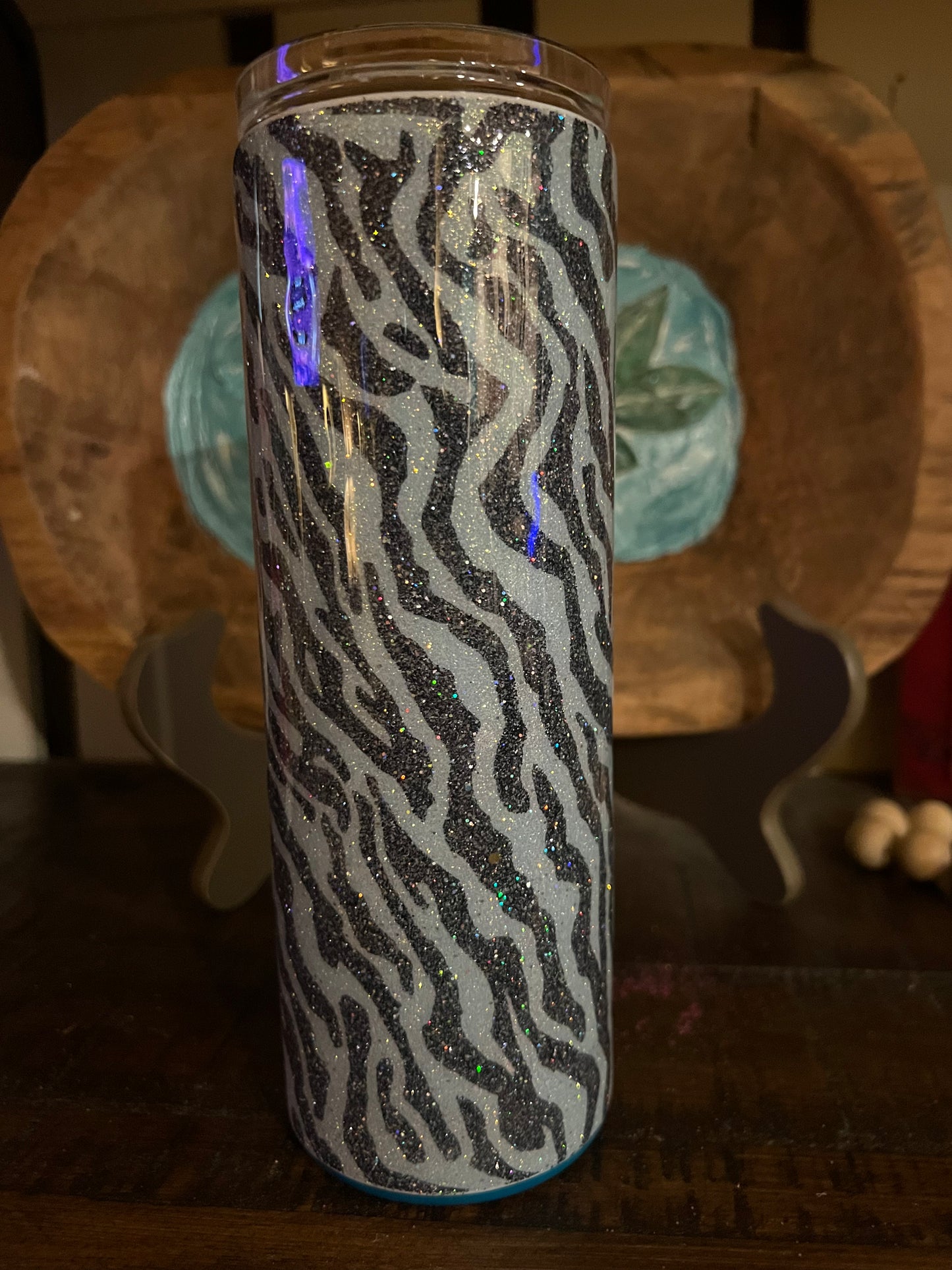 20oz Skinny Zebra Wrap