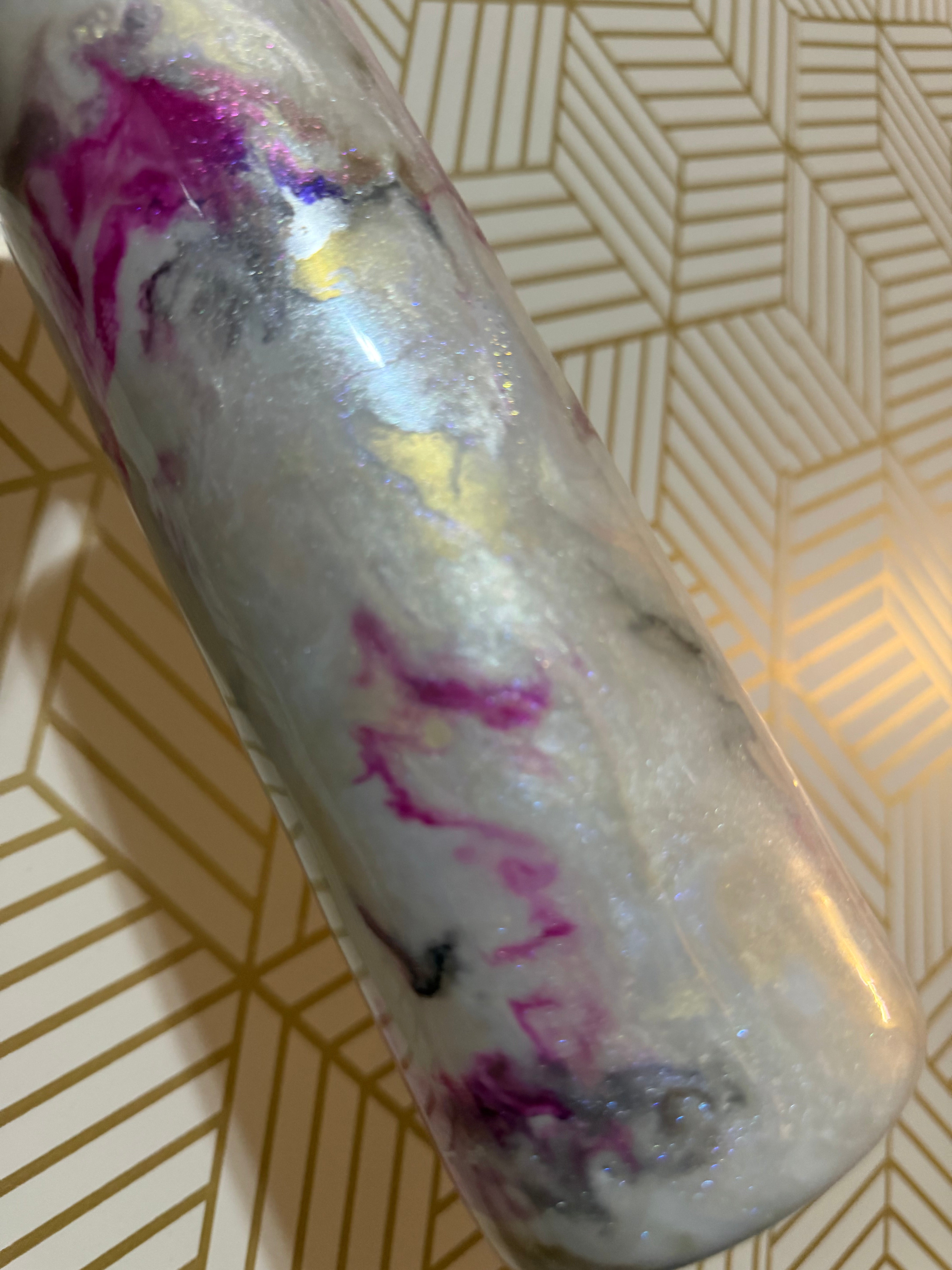 Purple marble tumbler     (Spot Cup) (Copy 7)