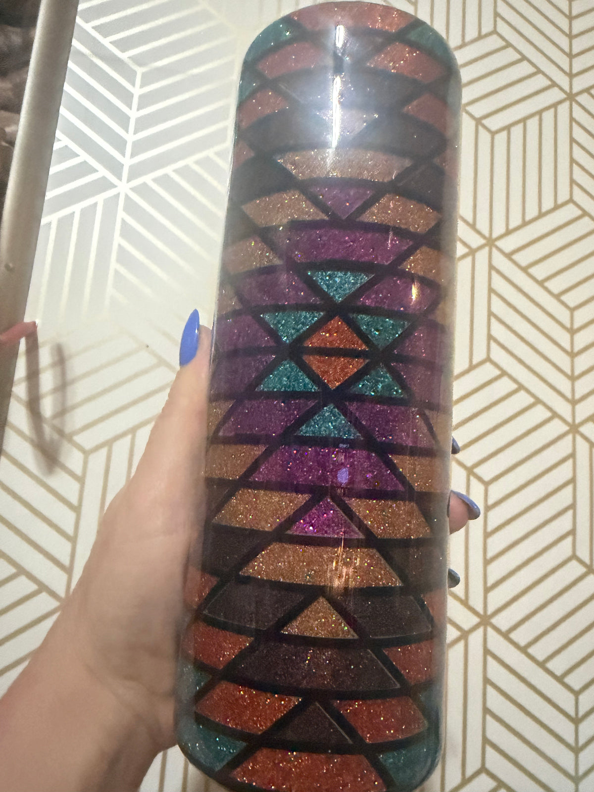 Southwestern glitter tumbler    (Spot Cup) (Copy 20)