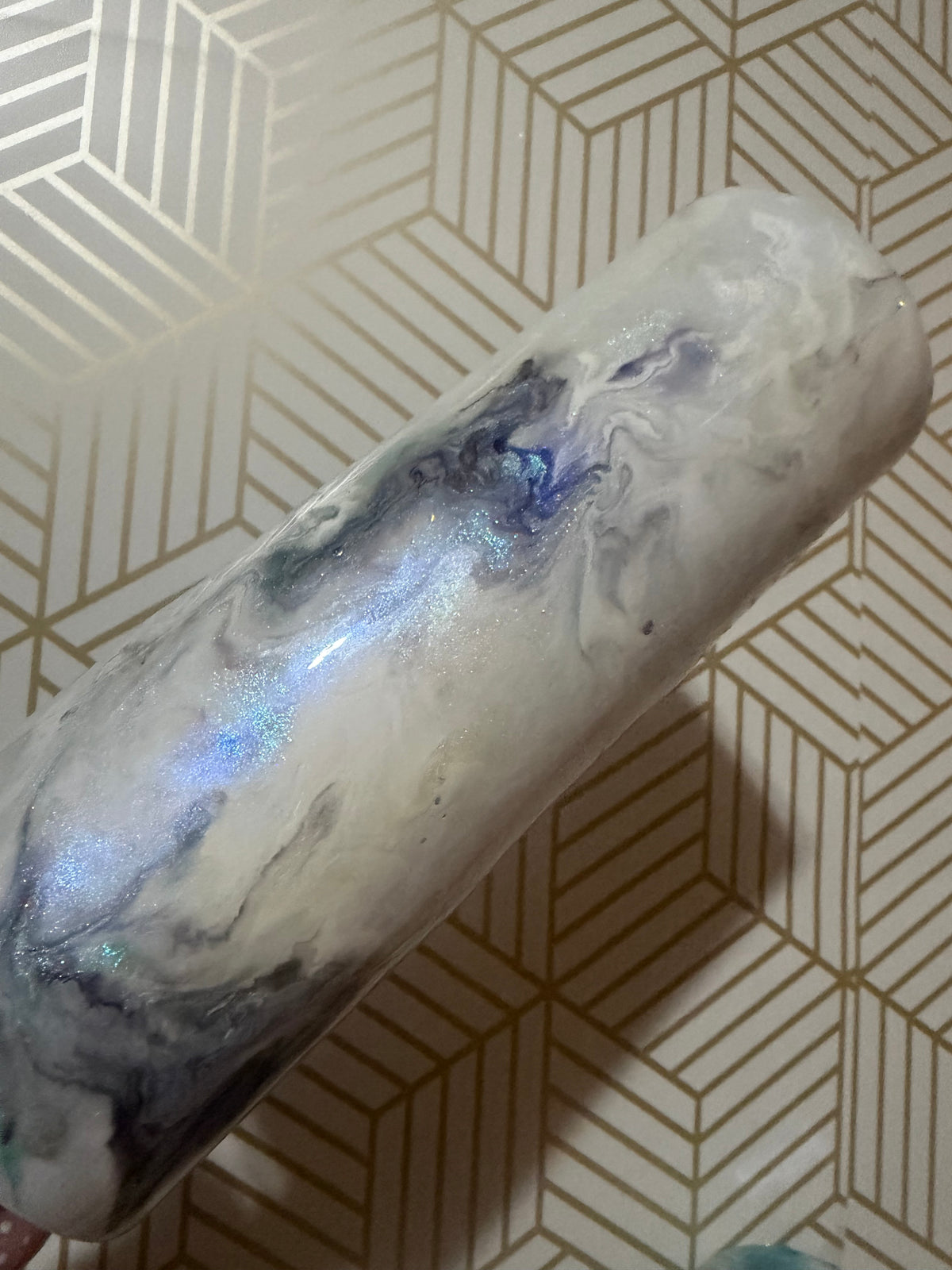 Minty opal marble  (Spot Cup) (Copy 12)