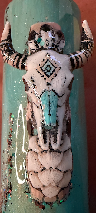 Cow Skull Handle 3D Printed