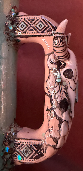 Cow Skull Handle 3D Printed