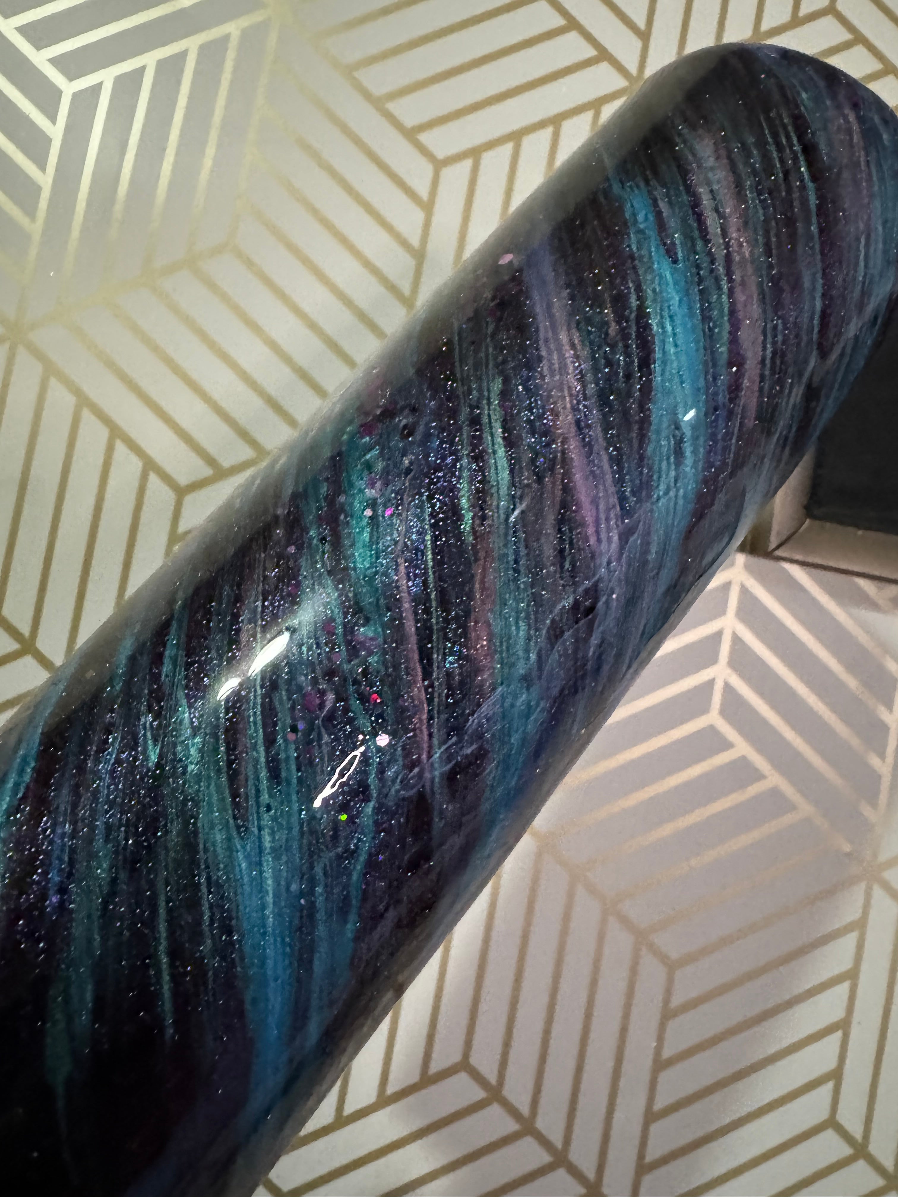 Pigment flake drag tumbler  (Spot Cup)