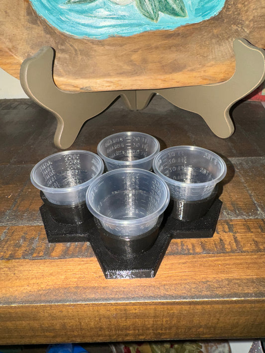 Medicine/Shot Glass Holder (3D Printed)