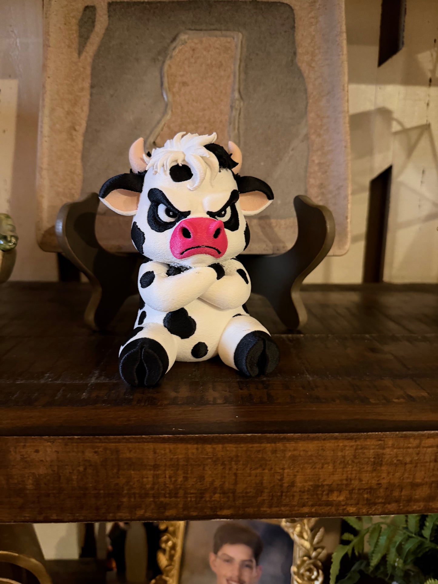 Angry Cow 3D Printed