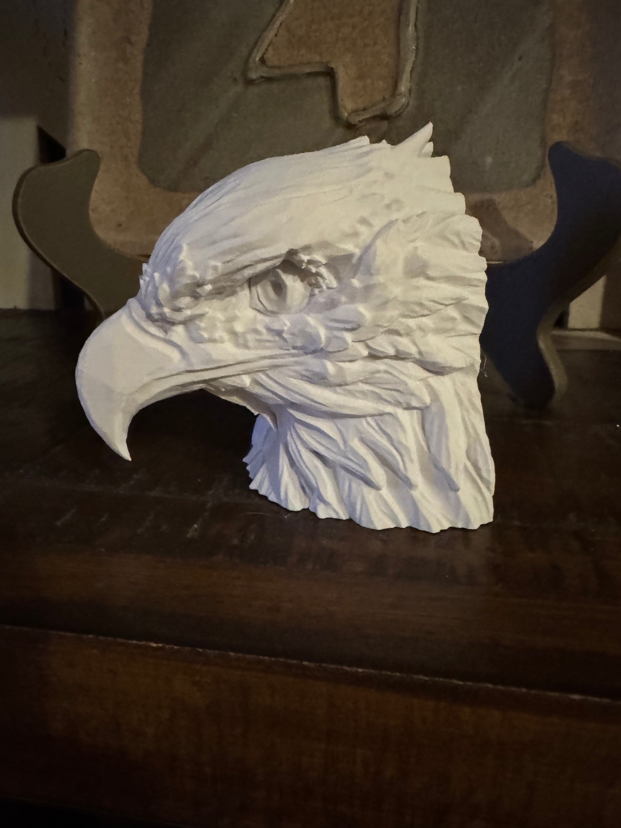 Eagle Head 3D Printed