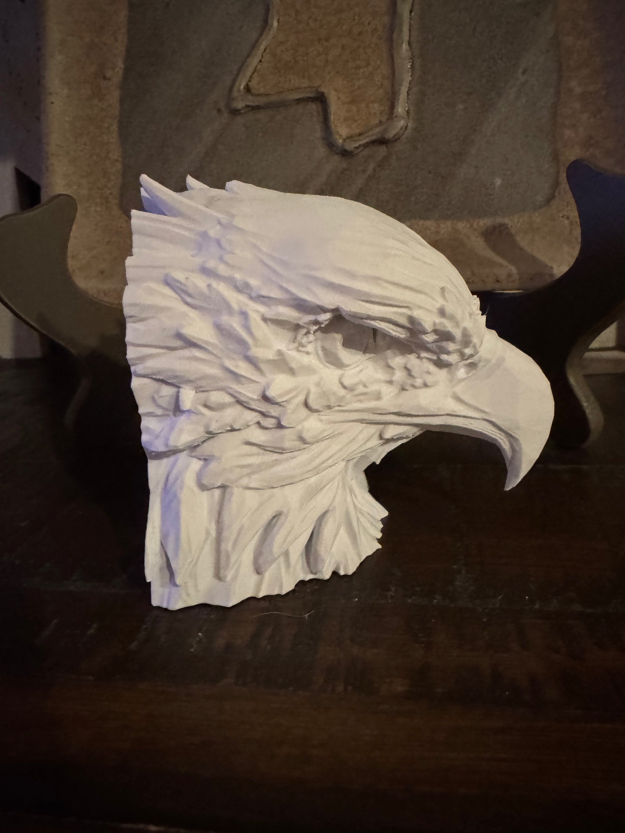 Eagle Head 3D Printed