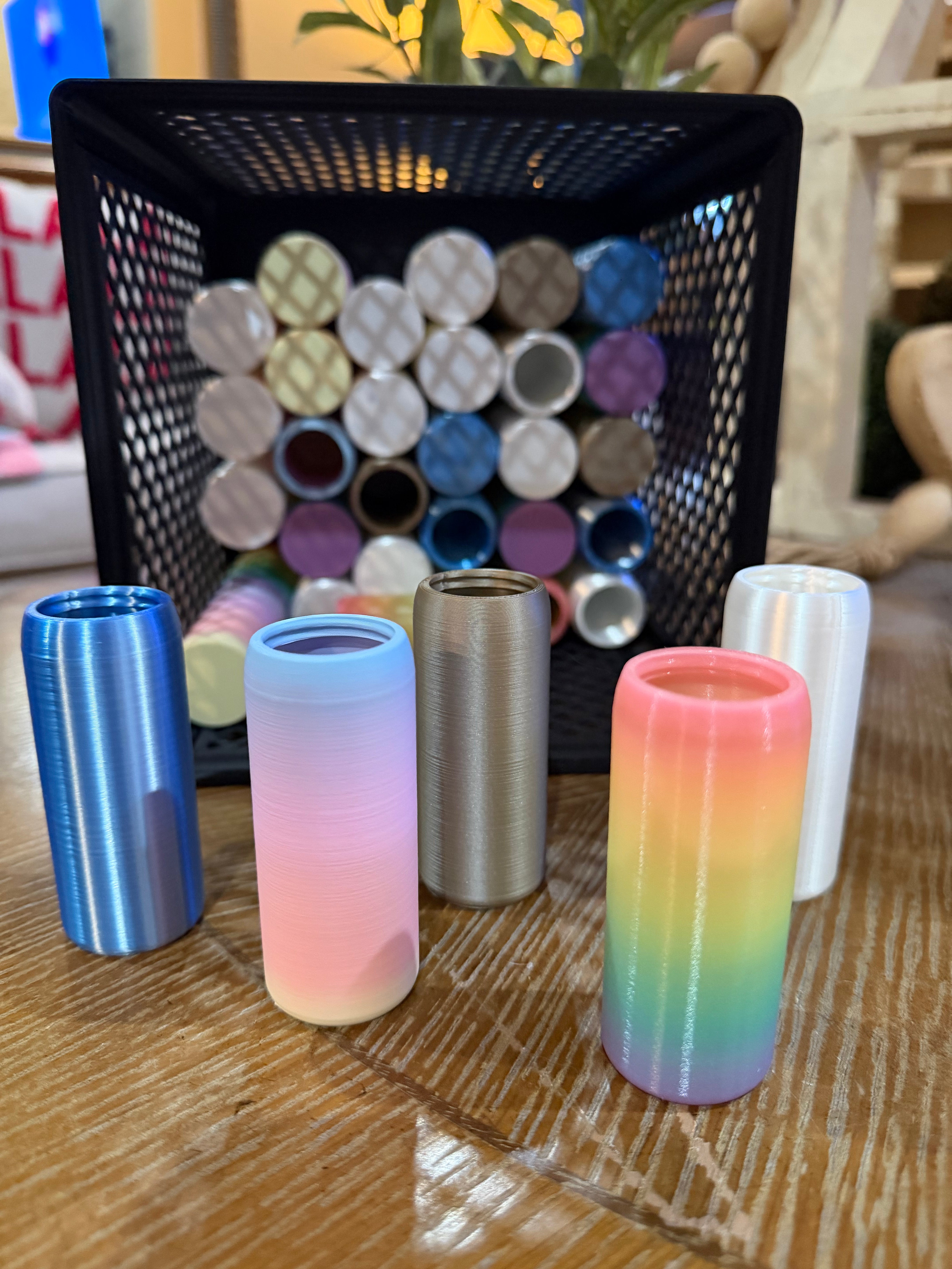 Custom Water Bottle Lip Balm Keychain 3D Printed