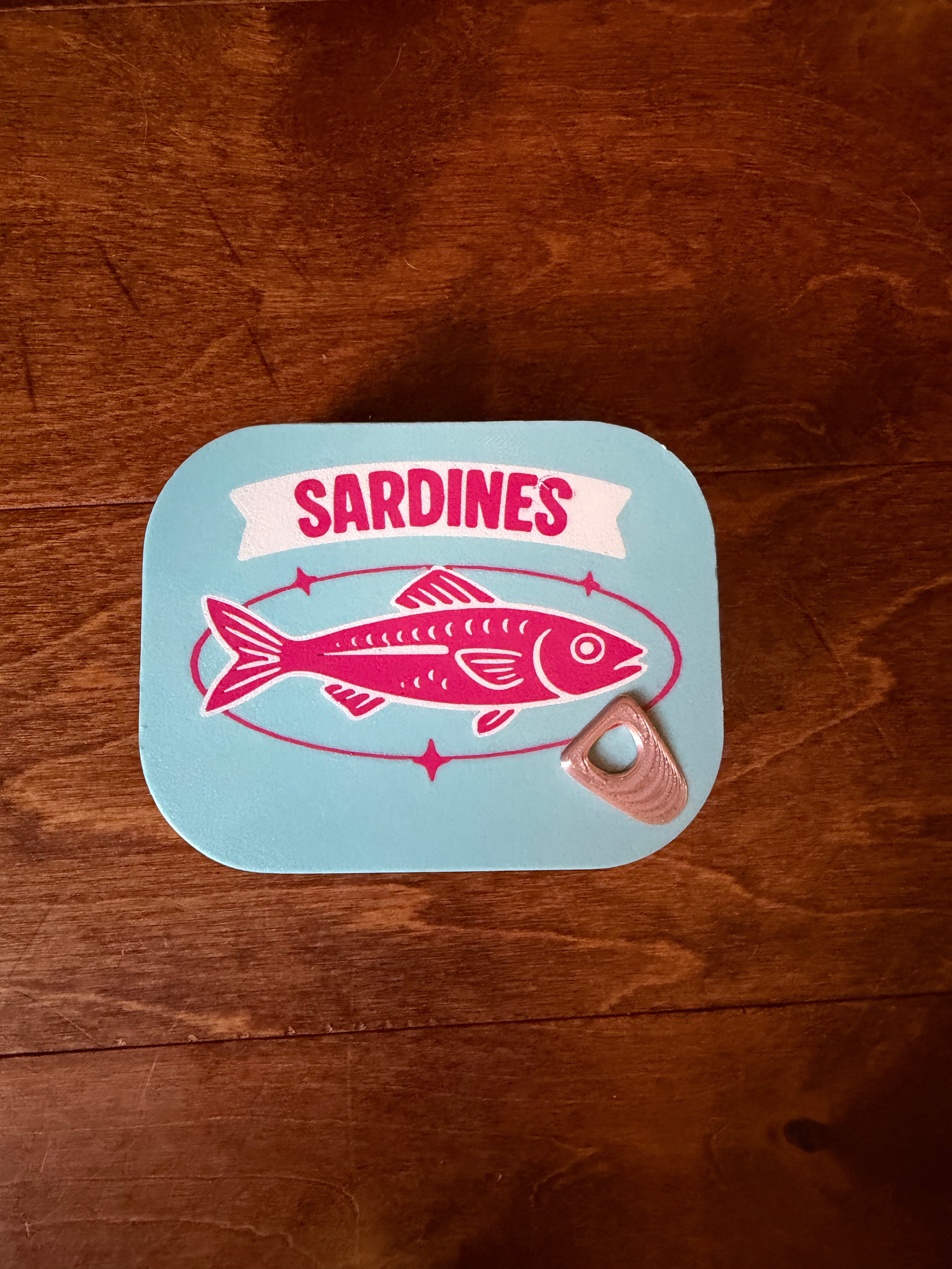 Sardine Can Clicker 3D Printed