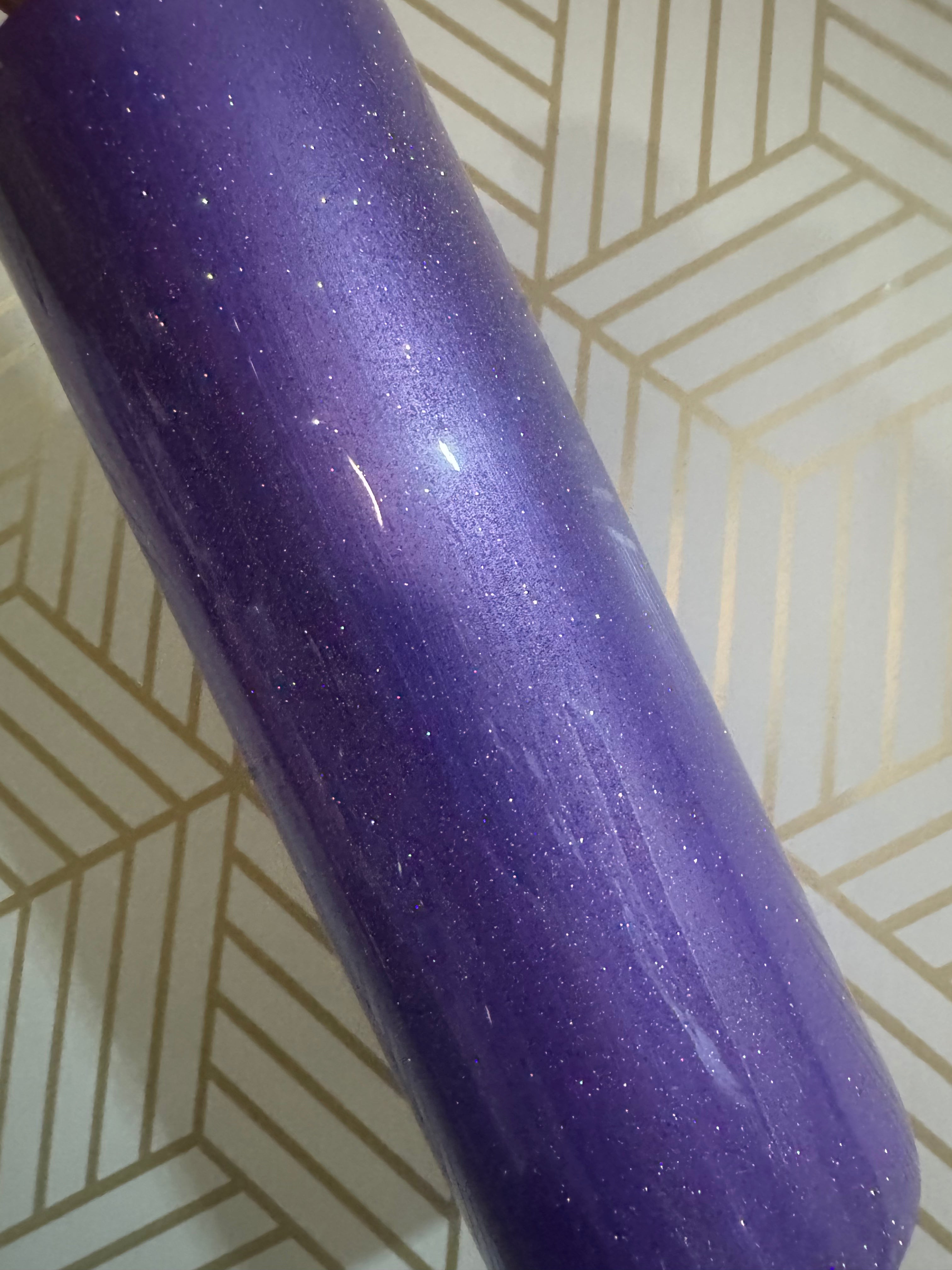 20oz Skinny Purple People Eater Hydro-Dip 1