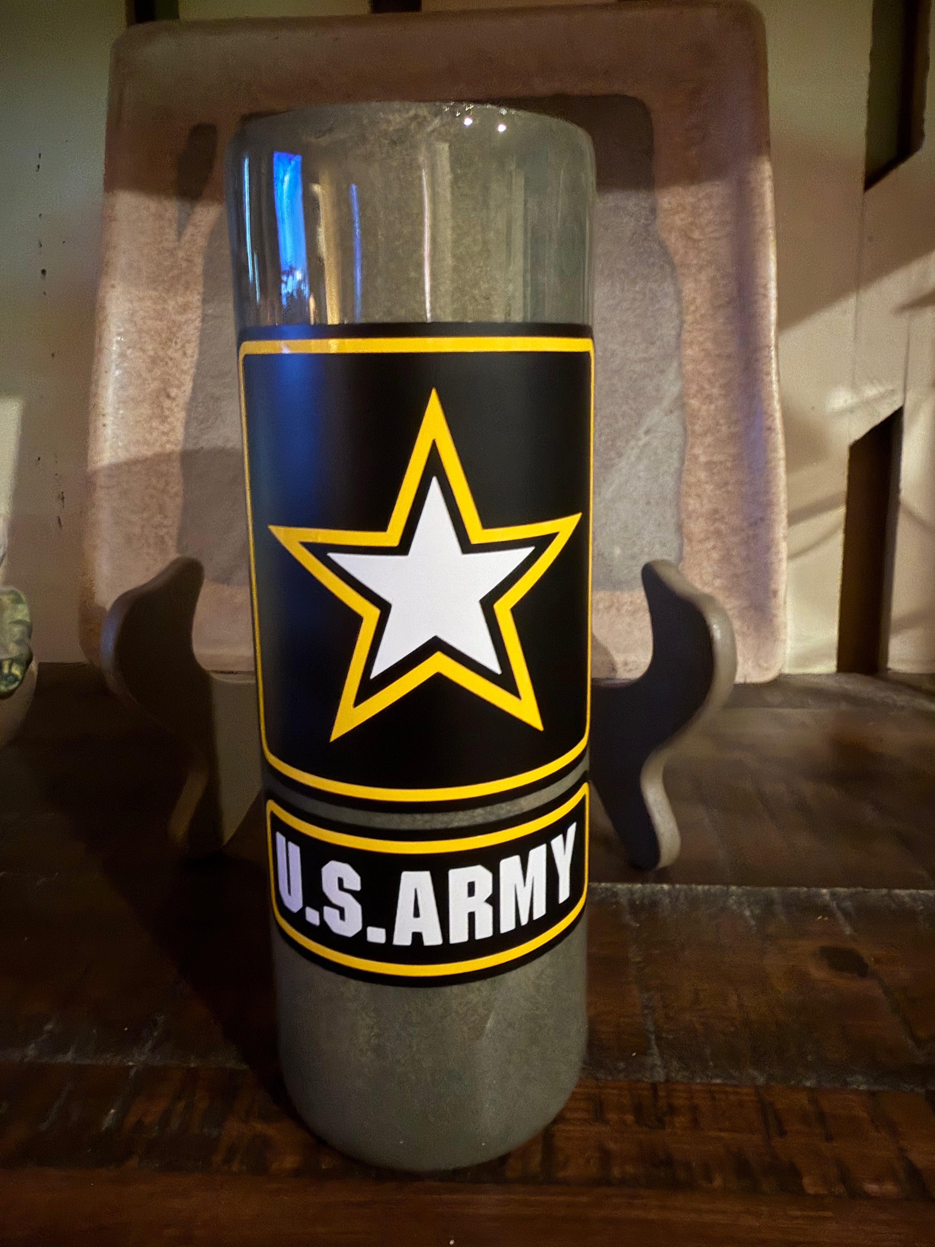 20oz Skinny Camo US Army Tumbler