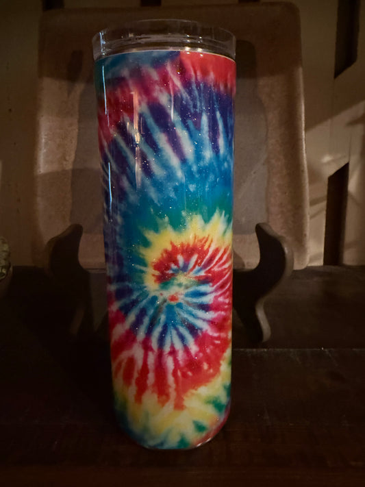 20oz Skinny Tie Dye Tumbler