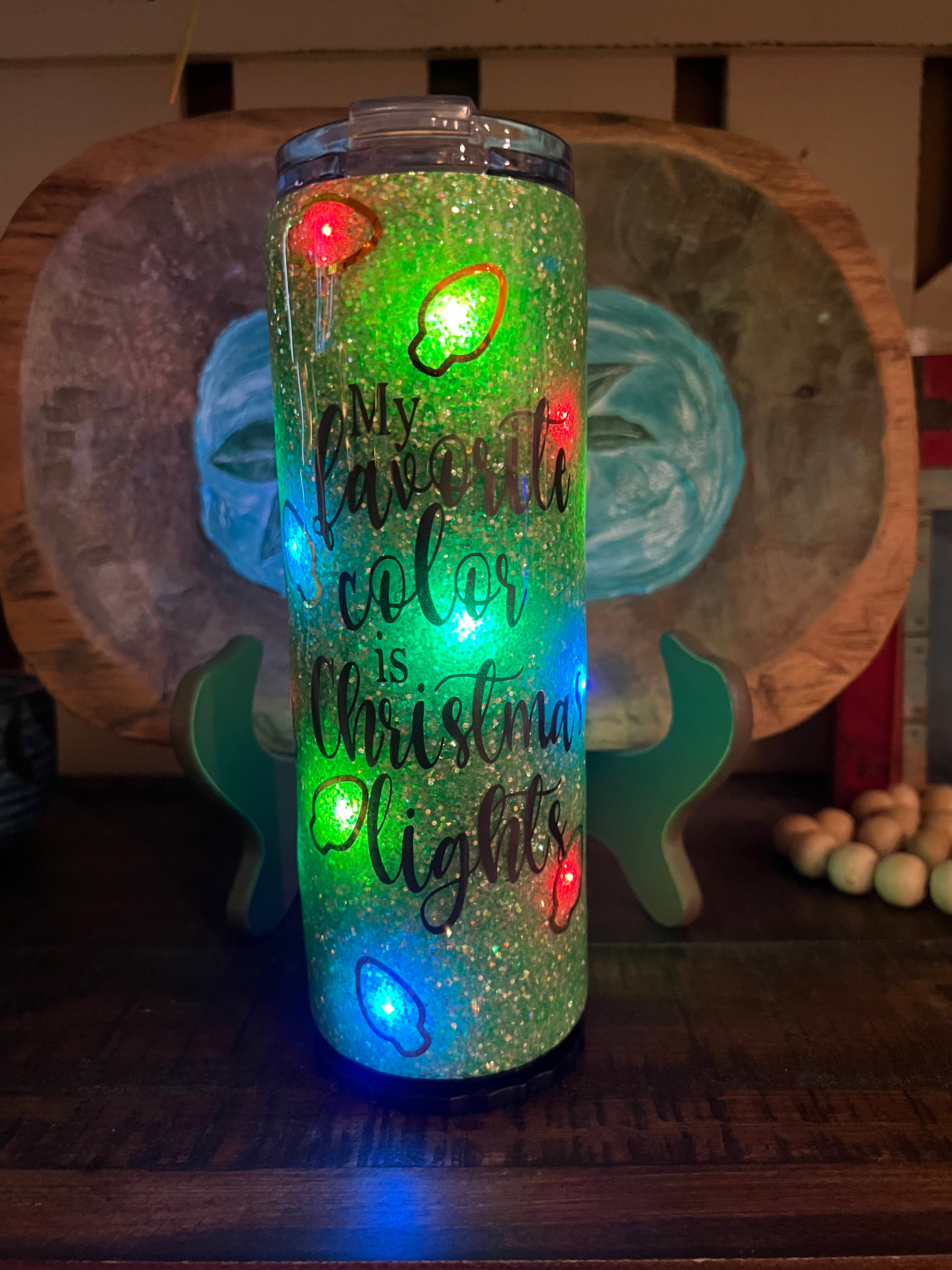 Christmas Light Tumbler