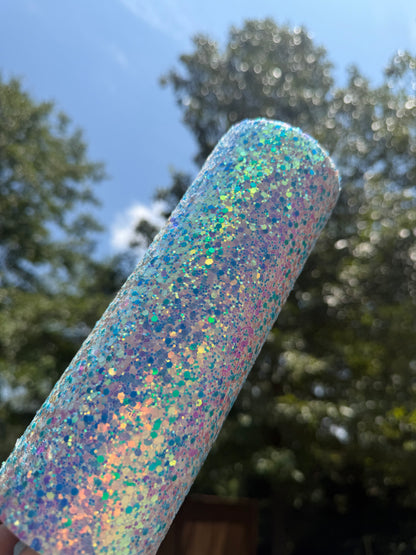 20oz Skinny Blue & Green Glow Hydro-Dip 1