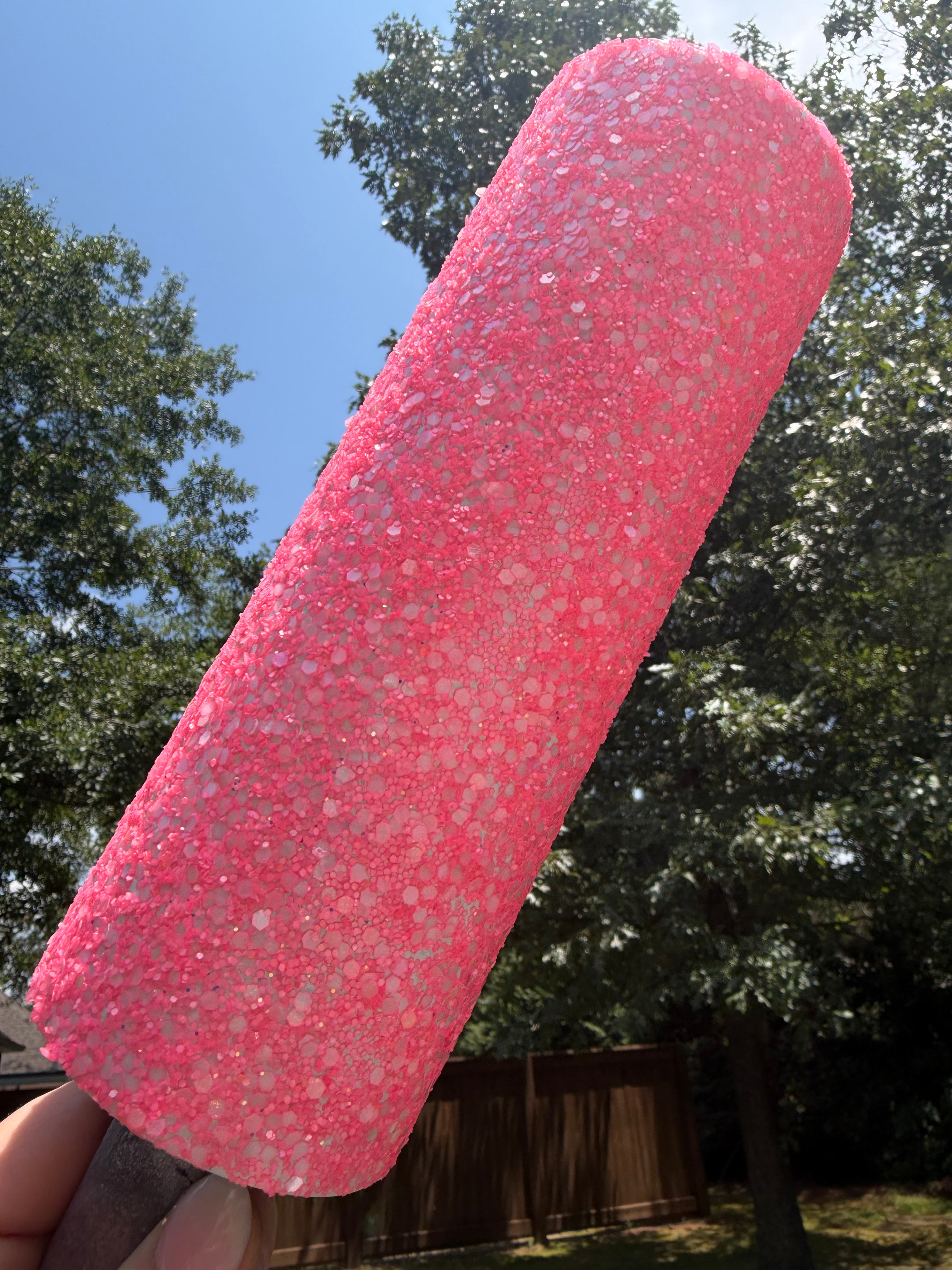 20oz Skinny Pink Glow Hydro-Dip 1