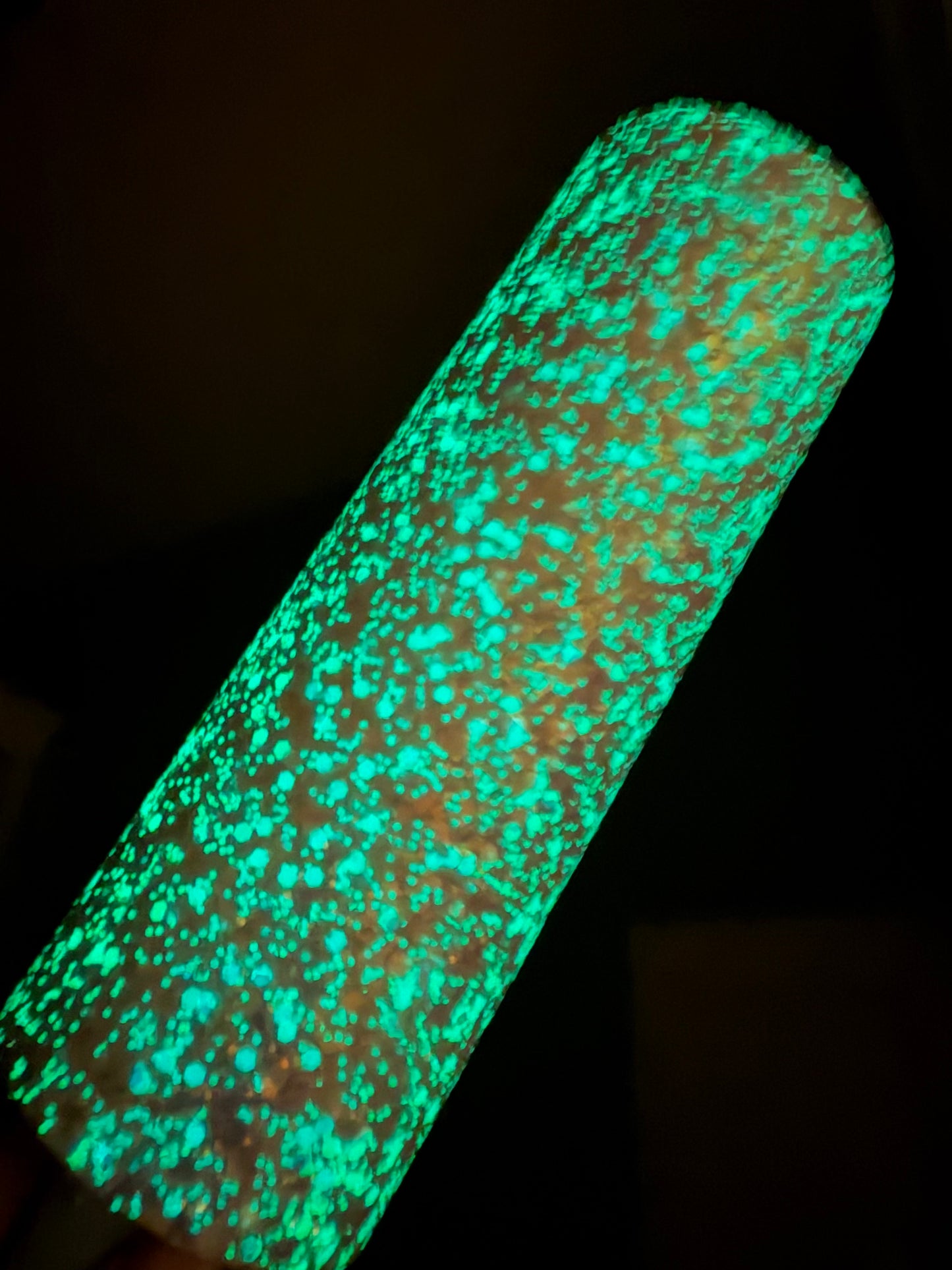 20oz Skinny Blue & Green Glow Hydro-Dip 1