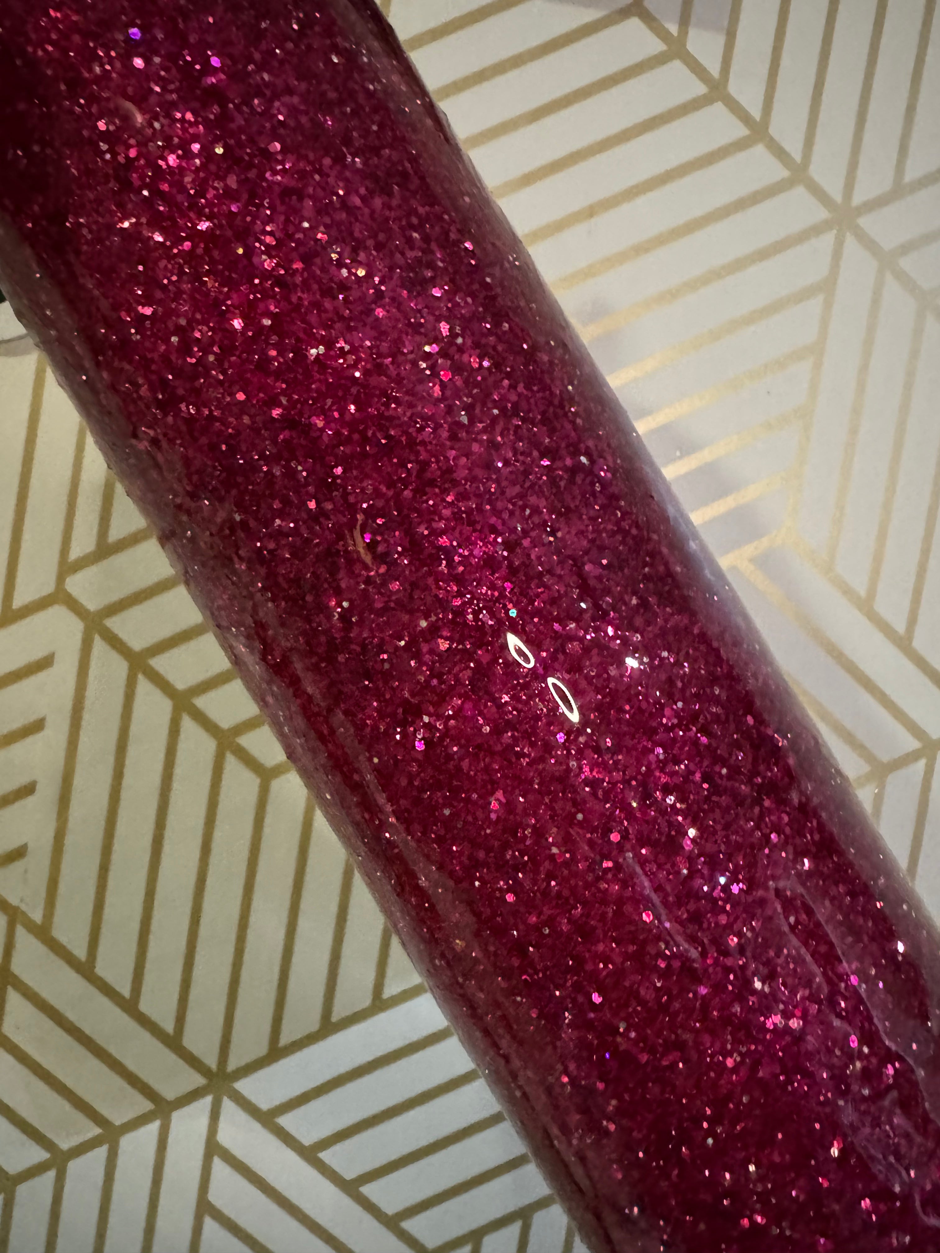 20oz Skinny Magenta Hydro-Dip 1