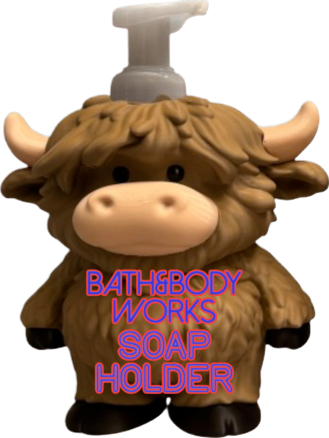 Highland Cow Soap Holder 3D Printed