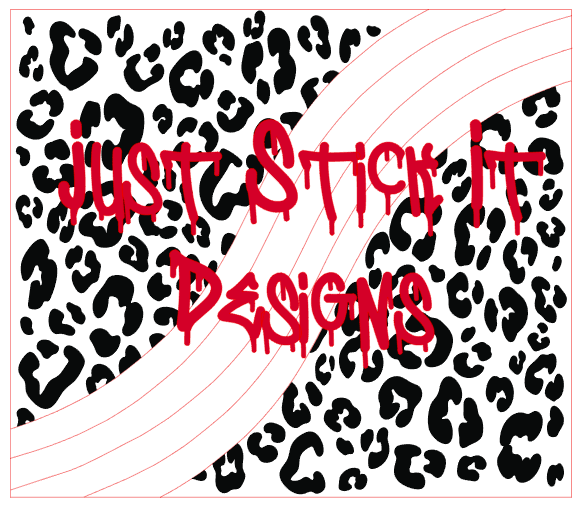 Wavy Leopard SVG