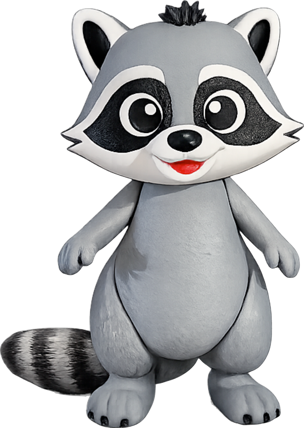 Rikki the Raccoon 3D Printed