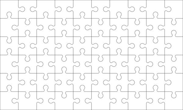 Skinny Puzzle Pattern SVG